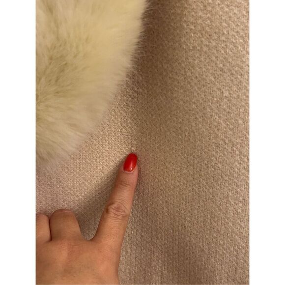 Love Token Renee Fur Collar Sweater Vest XS - Picture 8 of 9